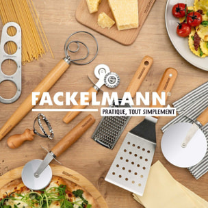 Set de 2 couvercles de cuisine 29/29 cm en acier inoxydable avec 2 ustensiles Fackelmann Basic