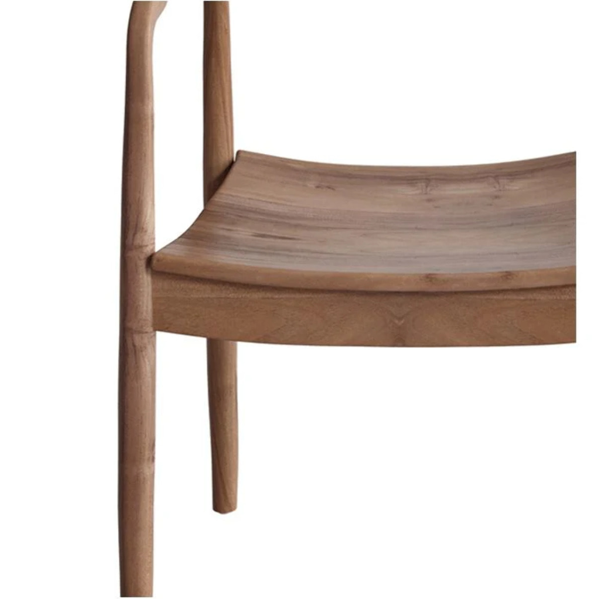 Chaise en bois de teck biseauté - Lombok