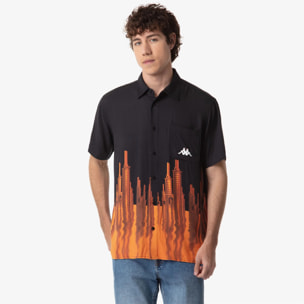 Kappa - Camicie Uomo Nero - Authentic Voyager Kff