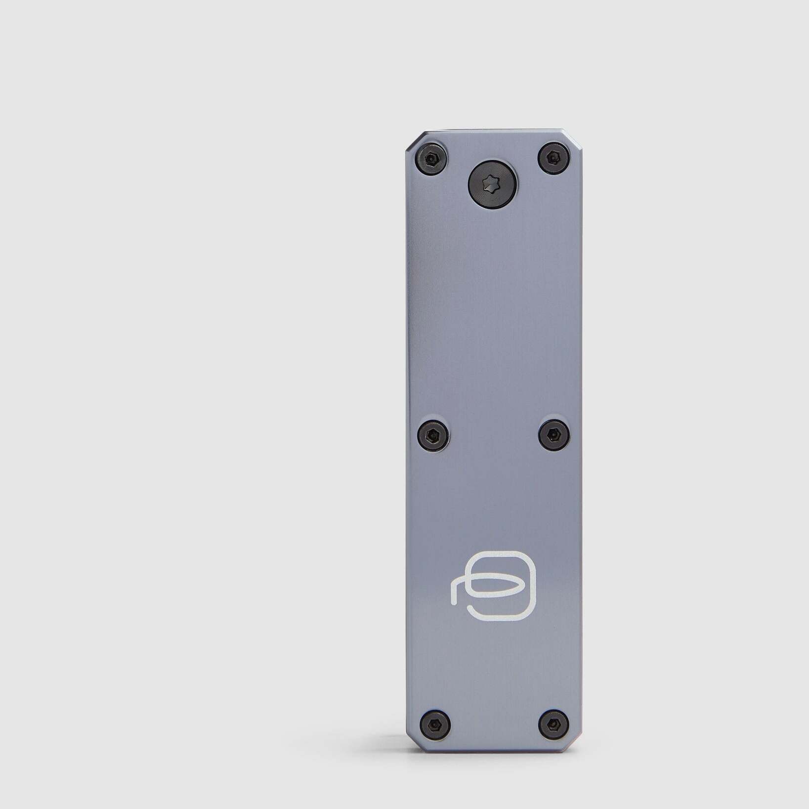 Piquadro Portachiavi personalizzabile in pelle con tracker