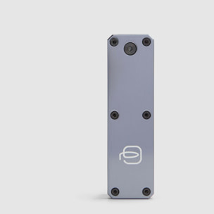 Piquadro Portachiavi personalizzabile in pelle con tracker