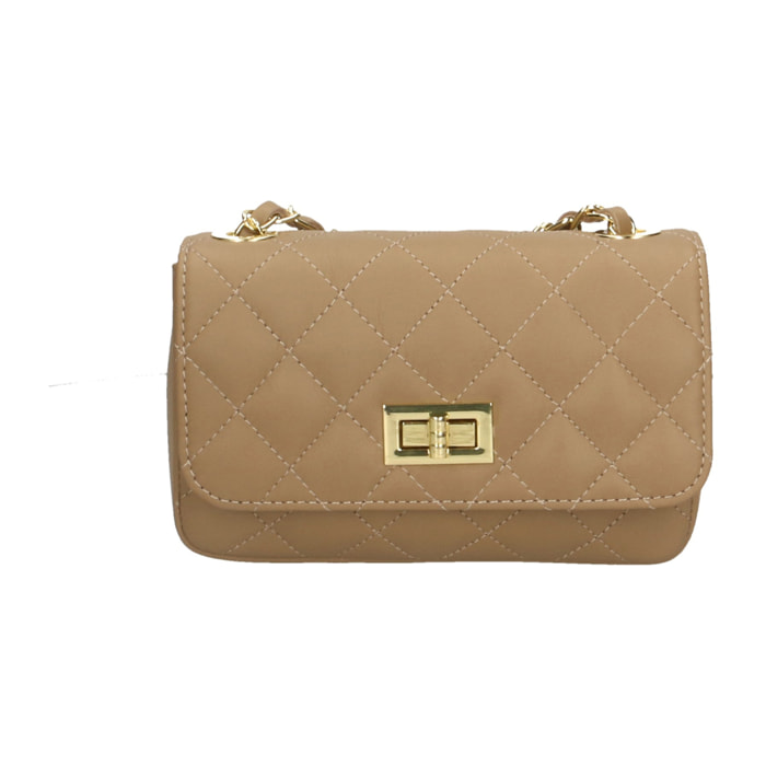 Chicca Borse Borsetta Clutch Beige