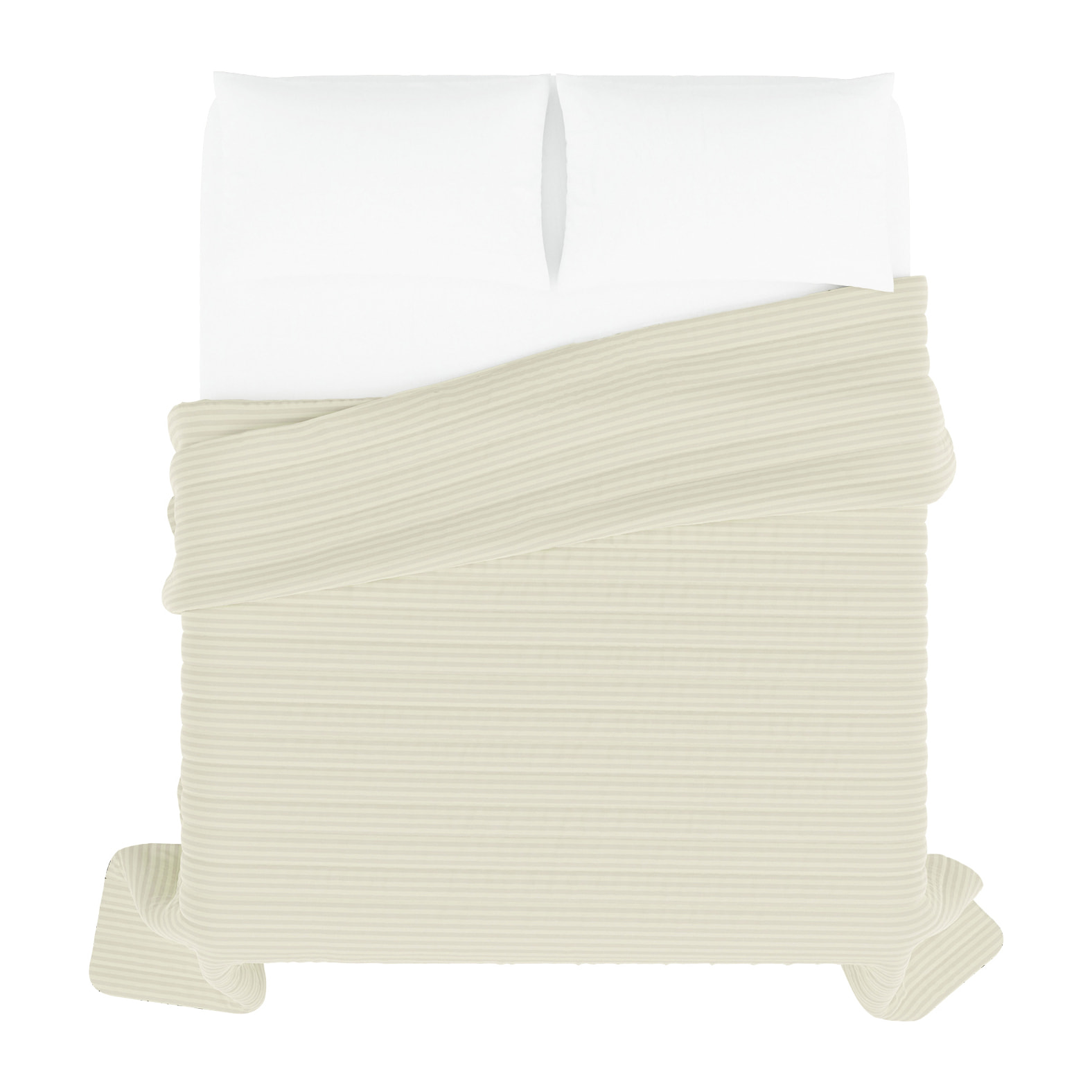 TRAPUNTINO ESTIVO SATIN STRIPES MATRIMONIALE