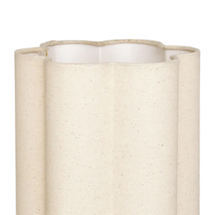 Lampe à poser Blanca beige lin
