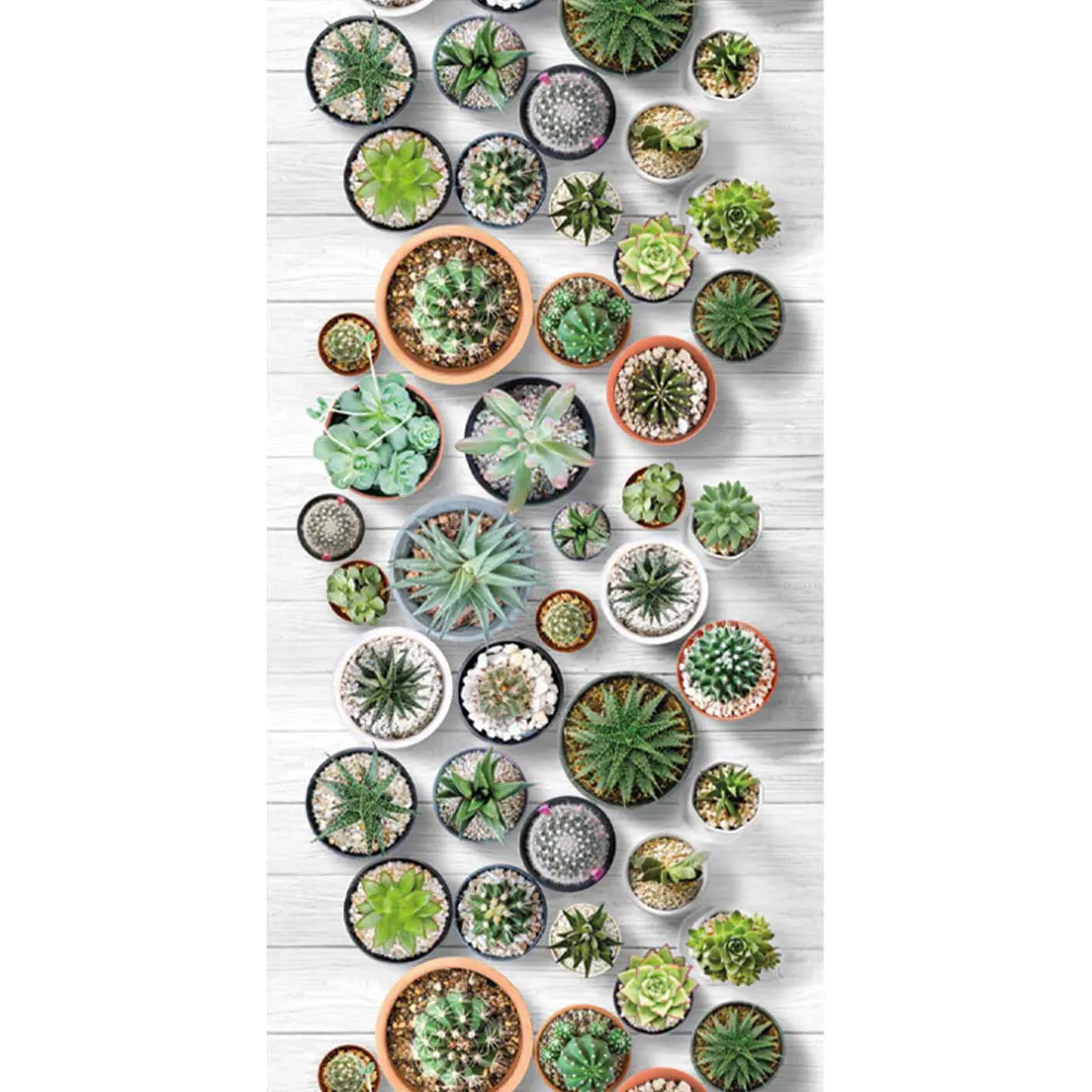 Passatoia tappeto cucina bagno ingresso multiuso, disegno piante stile naturale