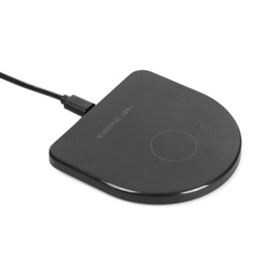 Caricatore wireless rapido Qi 15W. Supporto orizzontale e verticale.