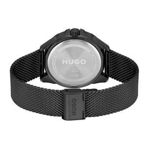 Reloj Hugo 1530289 Hombre Analogico Cuarzo con Correa de Acero inoxidable