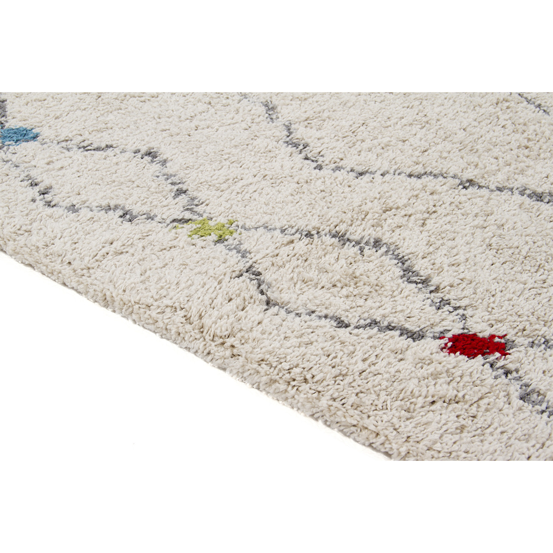 Tapis rectangulaire à motifs losanges 200 x 300 cm LIO