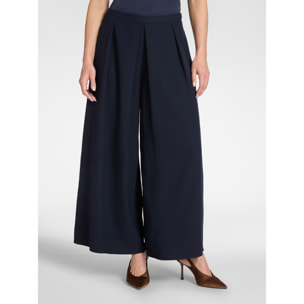 Elena Mirò - Pantalones palazzo de cady - Azul