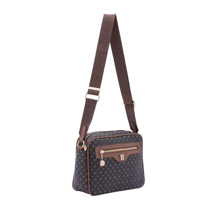 Borsa a tracolla da donna - Modello False - Ecopelle - 19.0 x 26.0 x 9.0 cm
