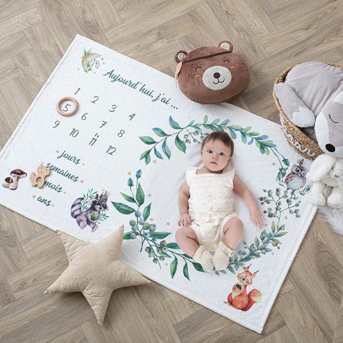 Coffret couverture photo nature 120x80cm