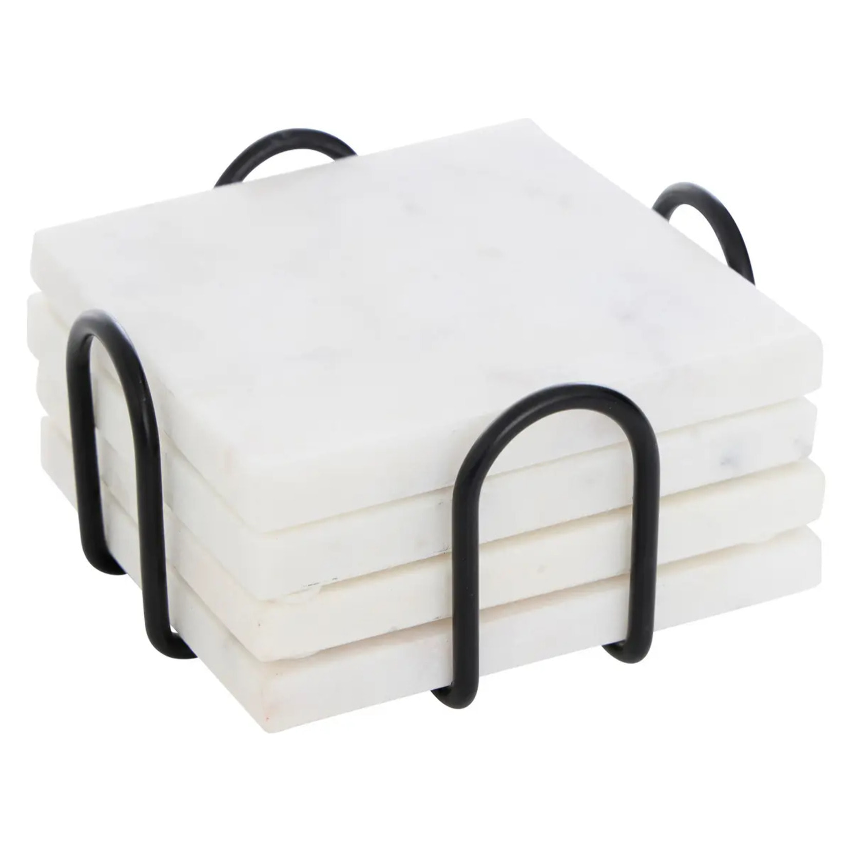 4 dessous de verre L11,5xp11,5xH5,5cm