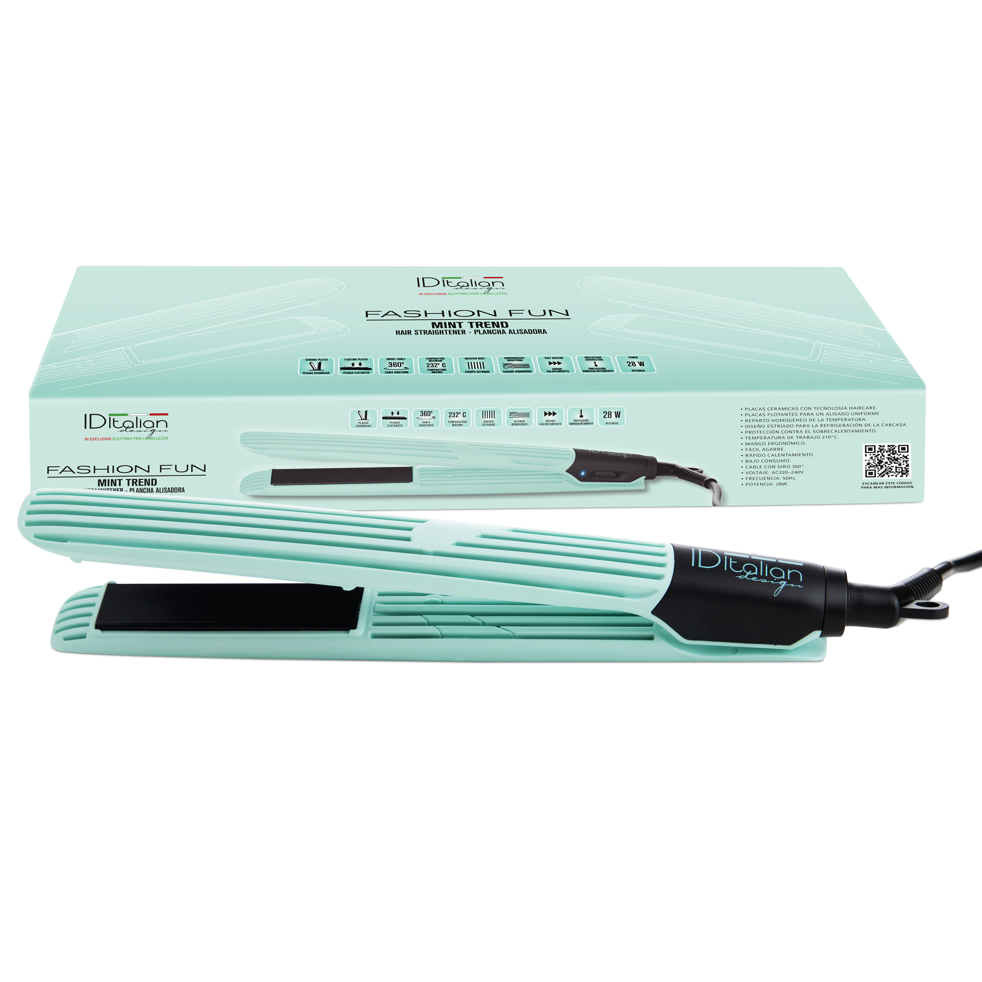 plancha de pelo fashion fun mint