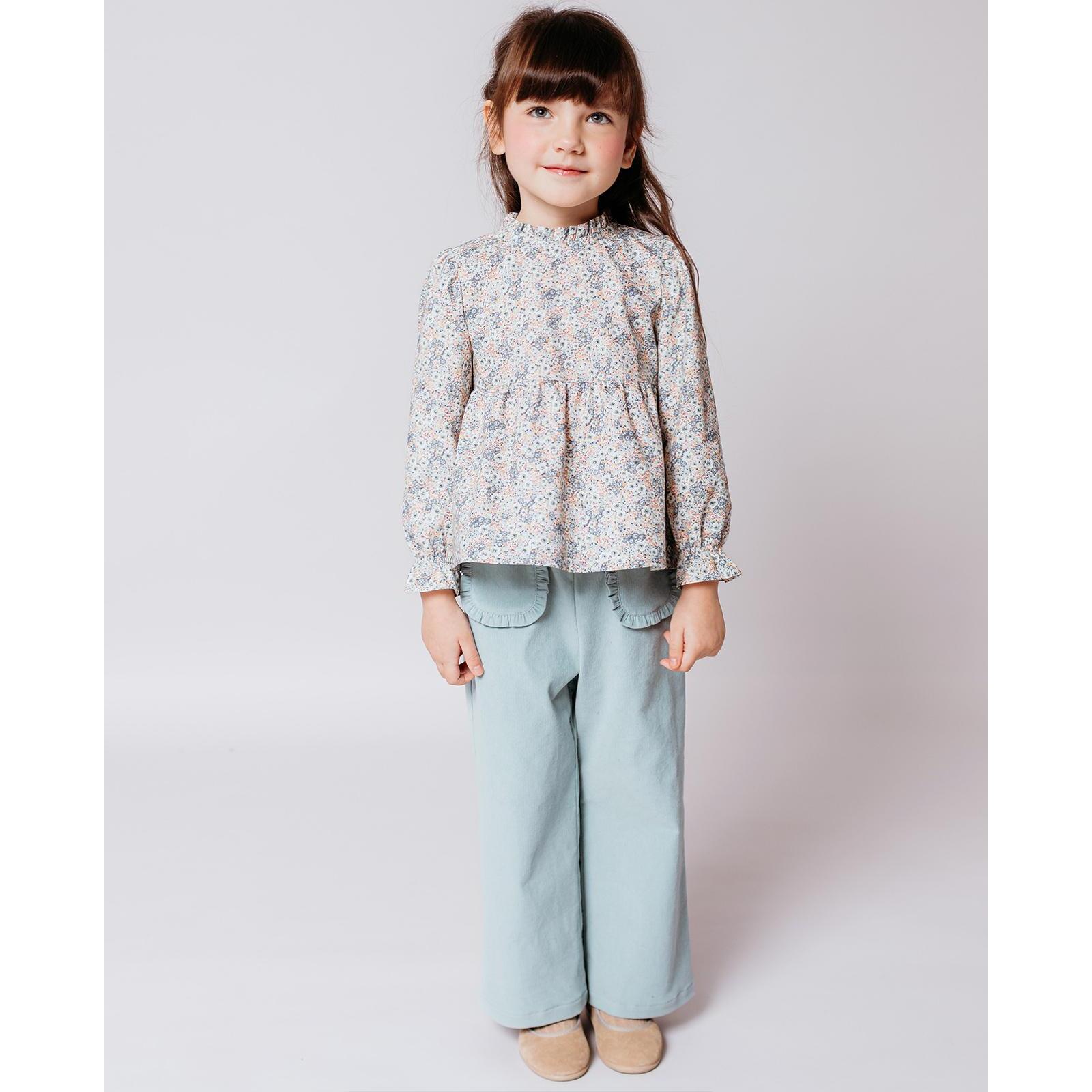 Pantalón de micro pana menta