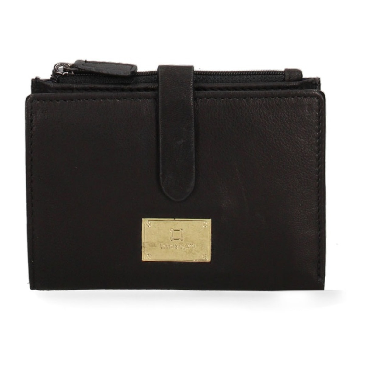 Portafoglio da donna in vera pelle - Modello False - Casual - 12.5 x 10.0 x 1.5 cm