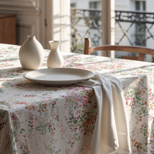 Nappe imprimée anti-tâches JUDIT FUCHSIA