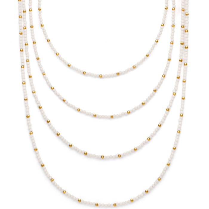 Collar Cleopatra Blanch Acero Baño Oro