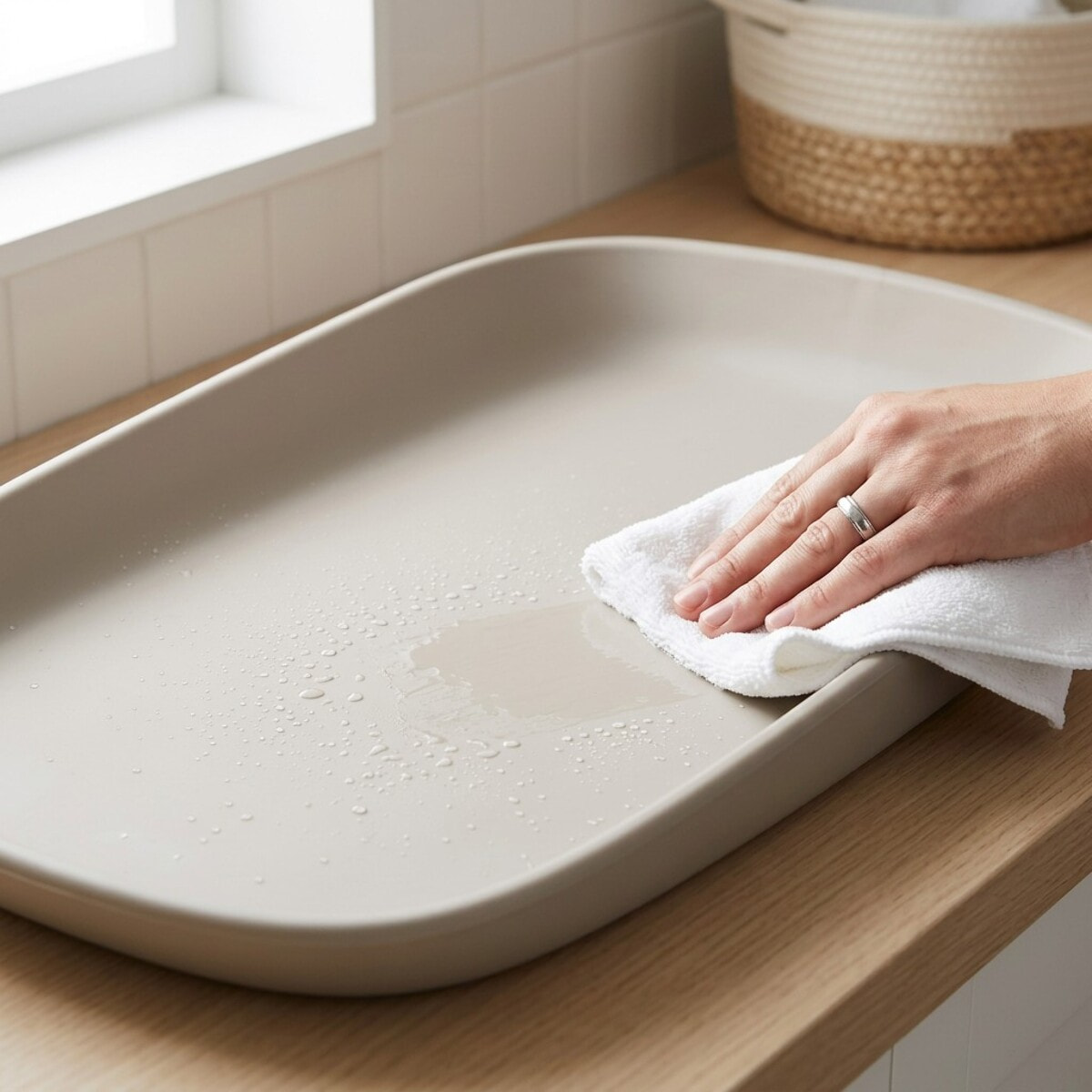 Cambiador Easy Clean Silicona Gris