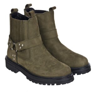 Botin con elastico - Piel