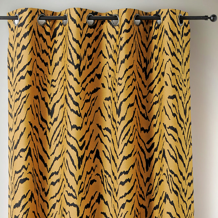 Rideau à Oeillets Tigre - Jaune