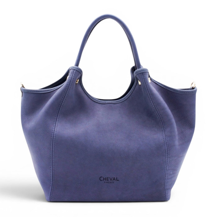 Borsa a Mano Cheval Firenze Karina Blu Pervinca