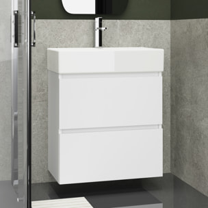 Ensemble de salle de bain MIKI 60, Alday, Blanc Mat