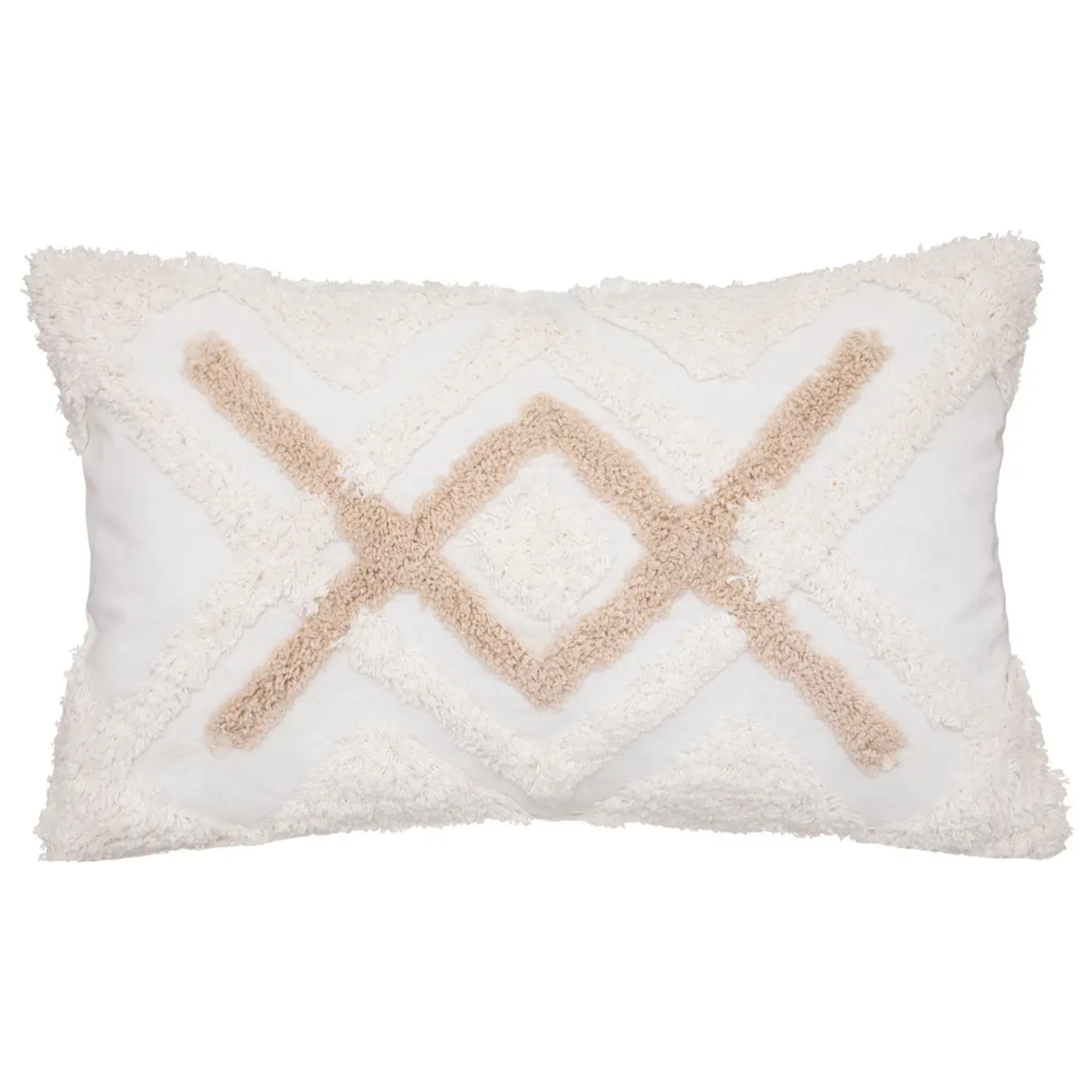 Housse de coussin "Atelier" blanc ivoire 30x50cm