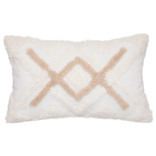 Housse de coussin "Atelier" blanc ivoire 30x50cm