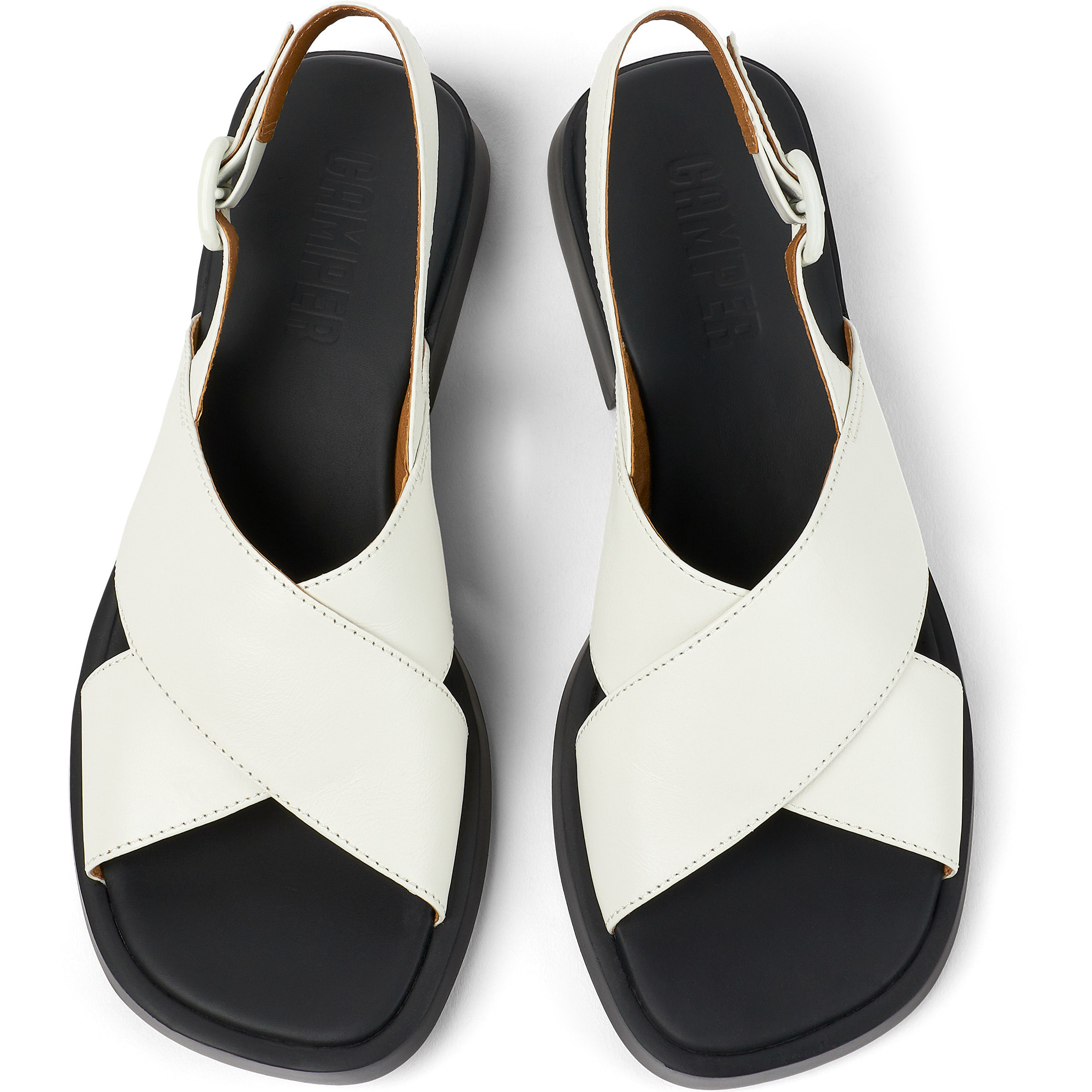 Sandalias - CAMPER Dana - Blanco - Cuero liso