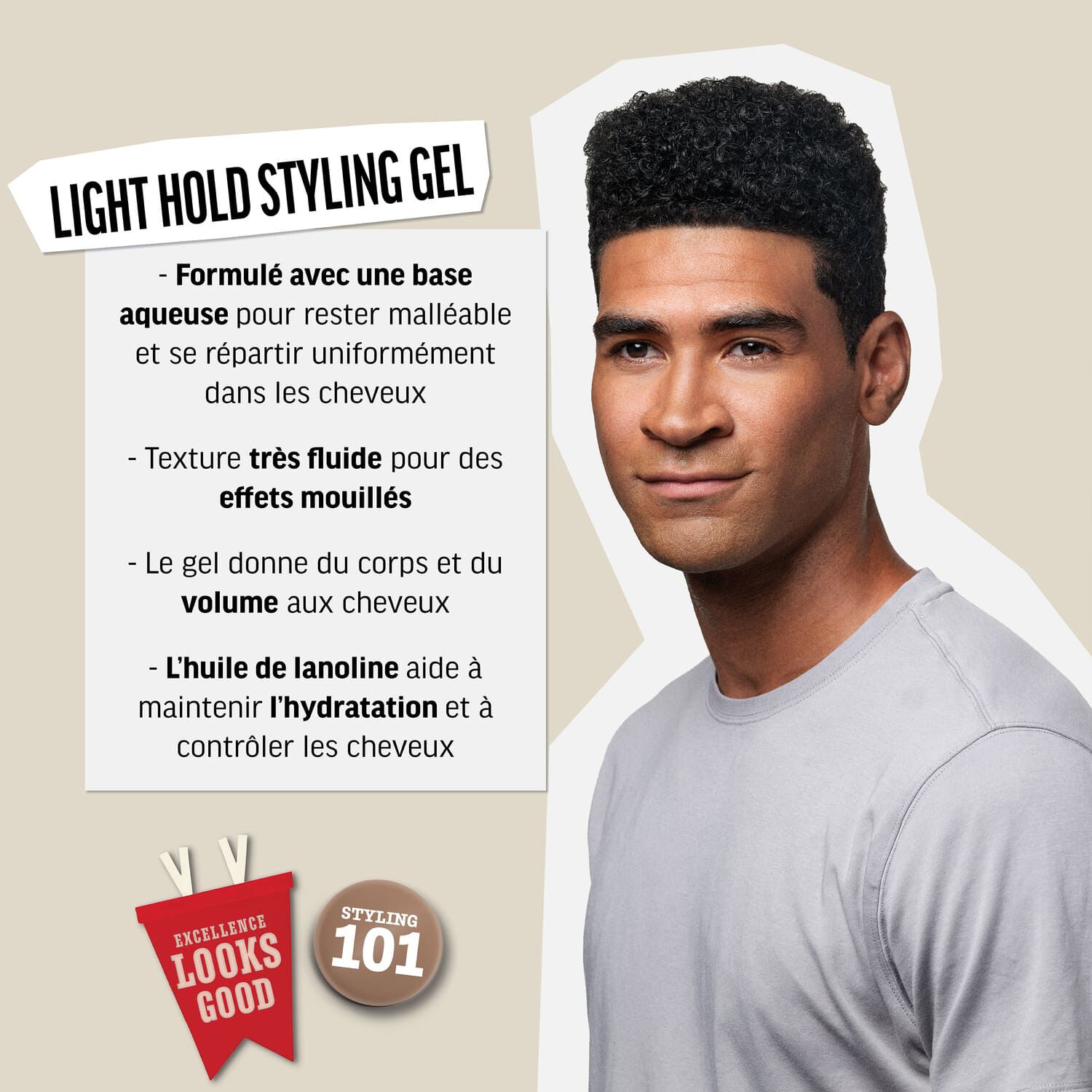 Light Hold - Gel Coiffant Fixation Légère 250 ml