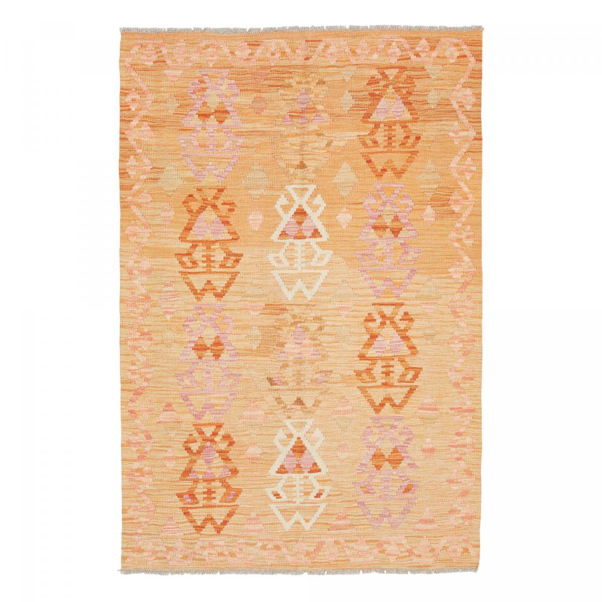Tapis kilim au motif ethnique, tissé plat authentique, ZANIS