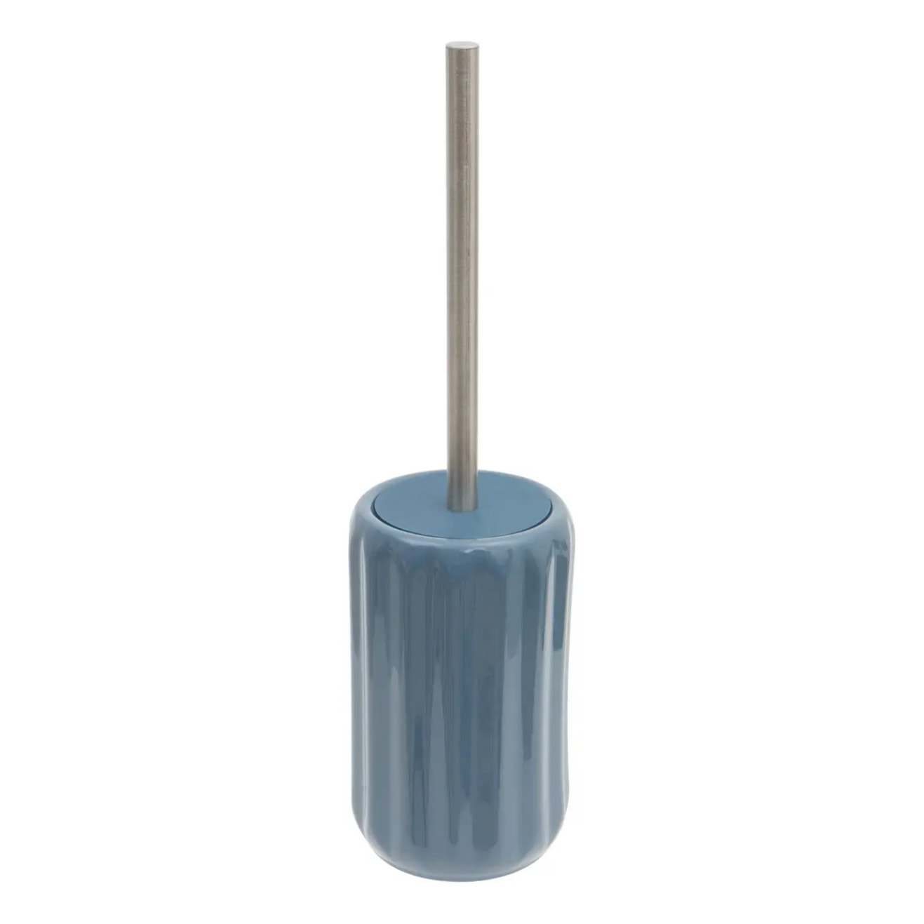Brosse WC Colorama en céramique H.40cm bleu