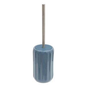 Brosse WC Colorama en céramique H.40cm bleu