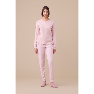 Pigiama donna invernale in caldo cotone articolo poule. Noidinotte