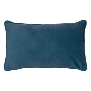 Coussin Lilou bleu egéen 50x30cm