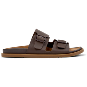 Sandalias - CAMPER Lluc Sandal - Marron - Cuero liso