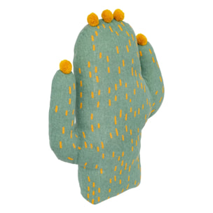Coussin cactus "Aini" vert 58x46cm