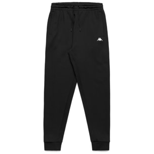 Kappa - Pantalones Hombre Negro - Authentic Nogan