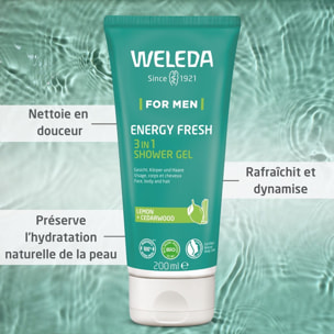 WELEDA -   Gel Douche 3in1 Energy Fresh 200ml + Déodorant Roll on Homme