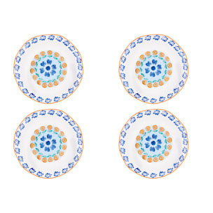 Assiette NAPOLI Ø27cm - 4 pièces - Agrume