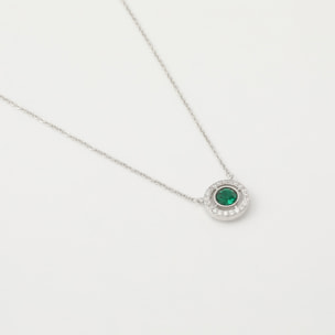 Collana U.S. Polo Assn. In metallo argentato