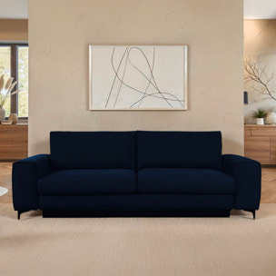 Canapé Velours Droit Fiesole - 3 Places