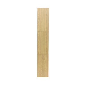 Etagère, bibliothèque modulable décor bois 3 éléments - 3 tiroirs 8 niches KOMPO