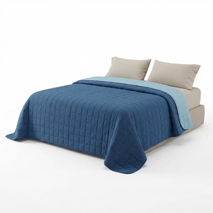 Copriletto estivo leggero double face 170x260 cm, trapunta estiva traspirante e morbida, coperta primaverile elegante e moderna, design reversibile per doppio stile, ideale per stagione calda, resistente e facile da lavare