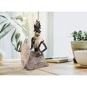 MASAI TRIBAL C/SCUDO CM 13,5X9X24,5