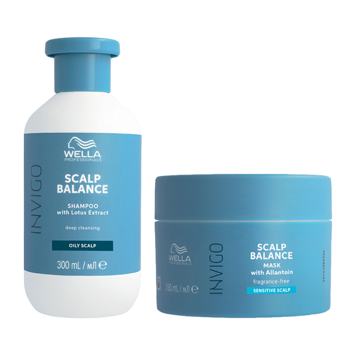 WELLA PROFESSIONALS Kit Invigo Scalp Balance Oily Scalp Shampoo 300ml + Senitive Maschera 150ml