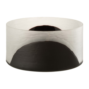 J-Line photophore Circulo Plat - verre - noir/transparent