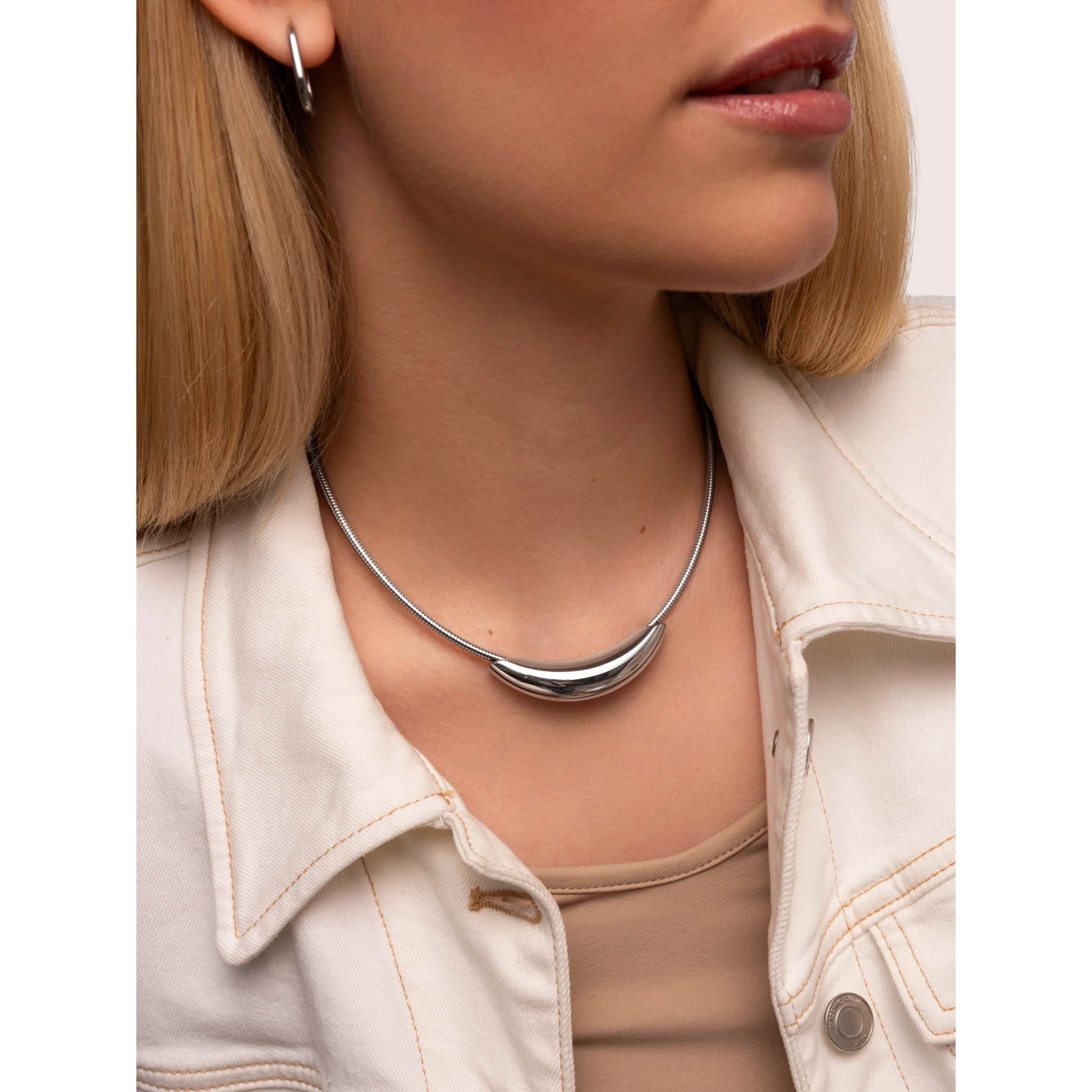 Collar Aro Balloon Acero