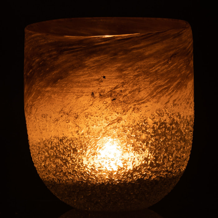 J-Line photophore Scavo - verre - gris - small