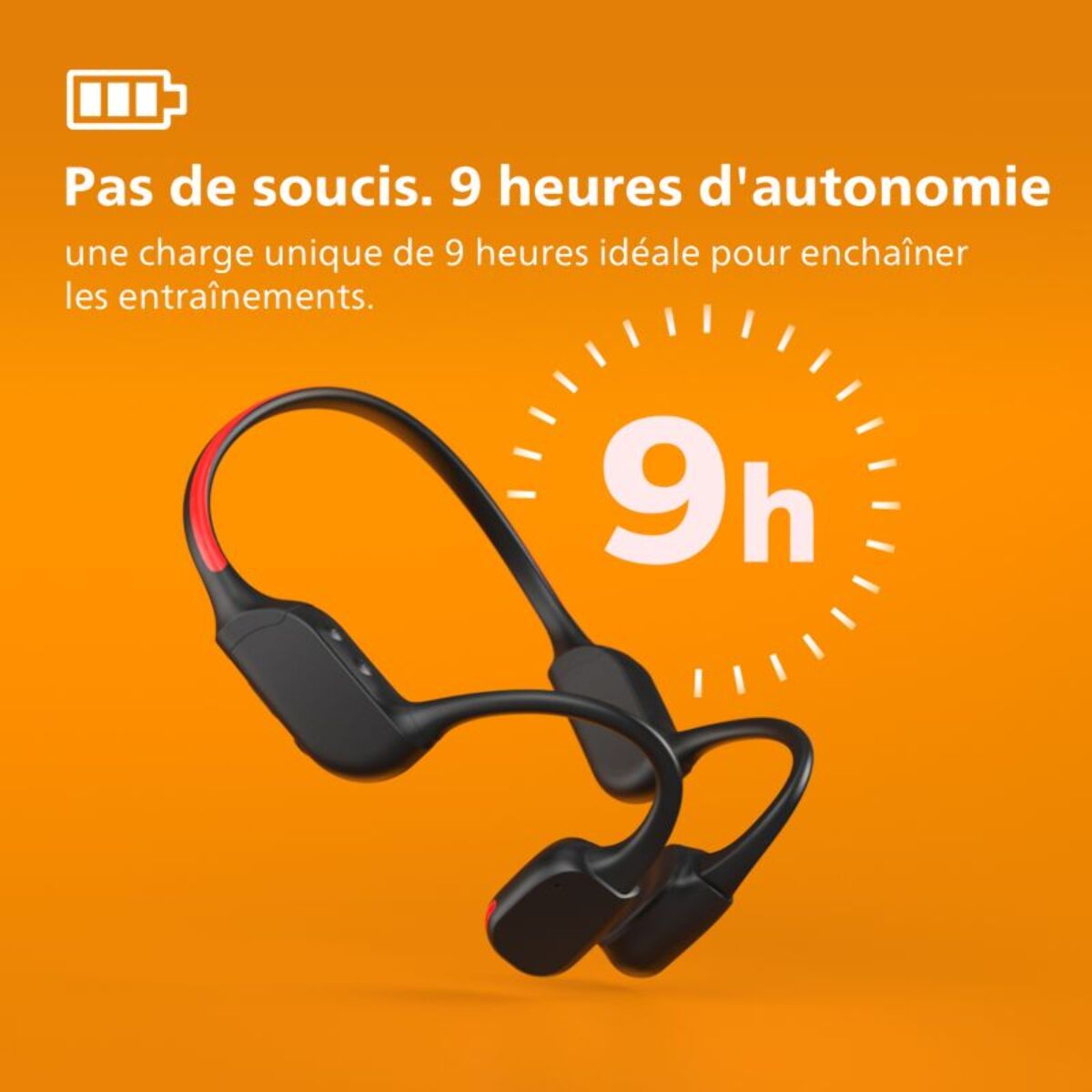 Casque PHILIPS TAA7607BK Noir